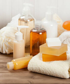 Soap Bar And Liquid. Shampoo, Shower Gel. Towels. Spa Kit